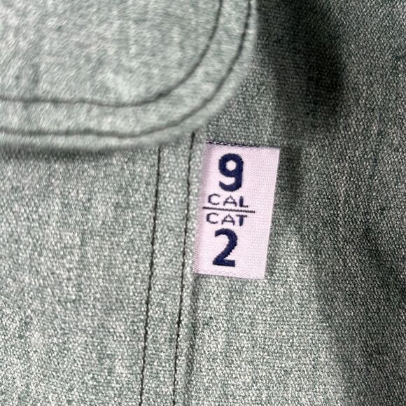 🔥🔥 TYNDALE FR Thick Heavy LS Button Down Shirt - Green - XL Reg - PERFECT - Picture 5 of 11